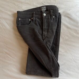 J. Crew Vintage slim-straight corduroy pant